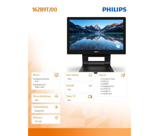 Philips 162B9T/00 dotykowy - 546235 - zdjęcie 5